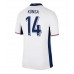 Maillot de foot Angleterre Ezri Konsa #14 Domicile vêtements Europe 2024 Manches Courtes